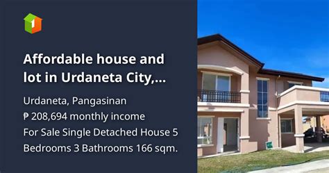 affordable house and lot for sale in urdaneta|Urdaneta Map .